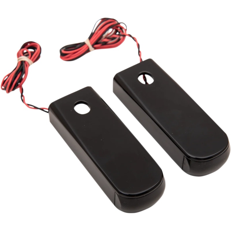 Alloy Art LED Strut Light – Smoke/Red Black FLHC SSL-HD-2B