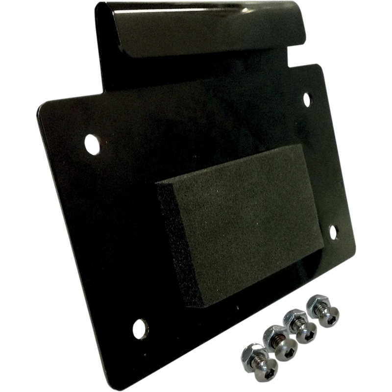 Alloy Art License Plate Mount – Black LD-1