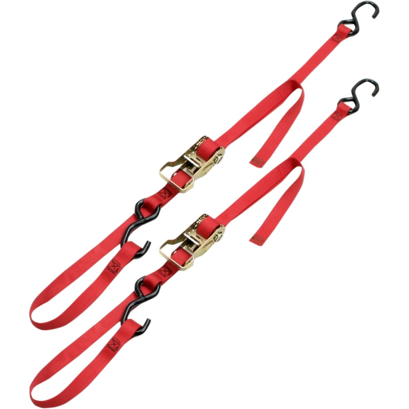 Ancra Integra Rat Pak Tie-Downs – 1″ x 6′ – Red 49498-10