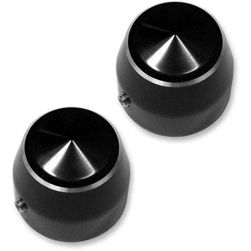 Accutronix Axle Caps – Black – Elite – 1″ TAC101-EN