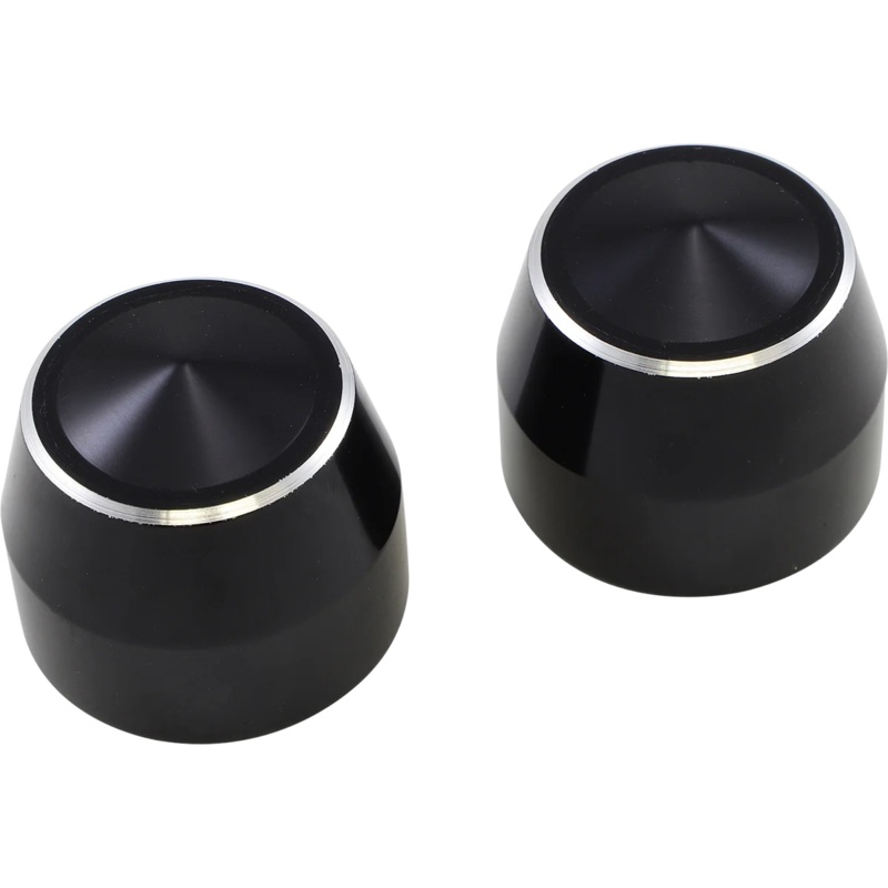 Accutronix Axle Caps – Black – Elite – 25 mm TAC102-EN