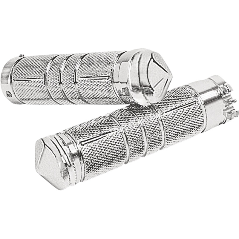 Accutronix Grips – Knurled – Diamond – Chrome GR100-SKIC