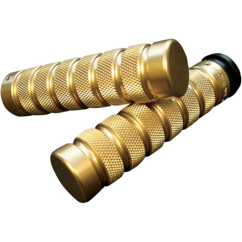 Accutronix Grips – Knurled – Notched – TBW – Brass GR101-KN5