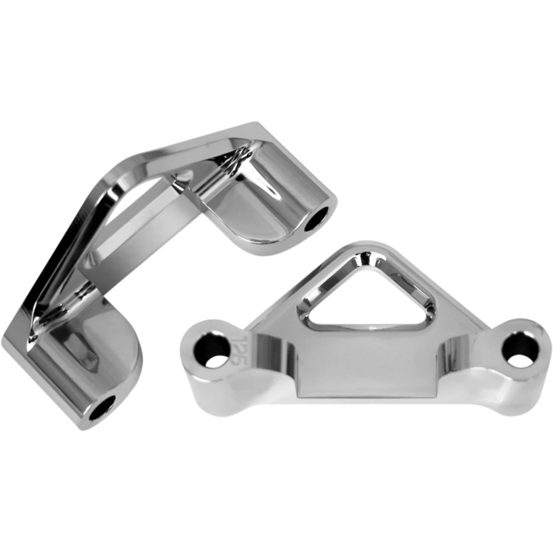 Accutronix Hot Legs/Bagger Legs Fender Spacers – Chrome – 1.25″ Spacer – For 5-1/2″ Width Fender TFS41-EMF125C