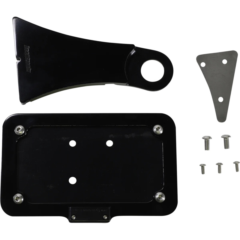 Accutronix Side Mount License Plate Assembly – Black LPF114HV-B