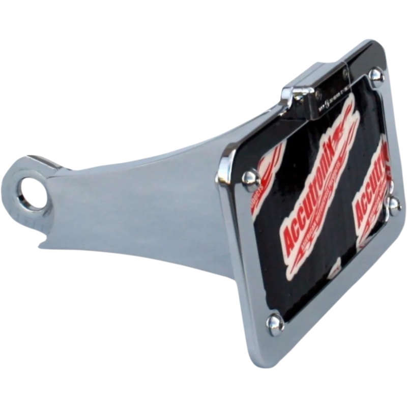 Accutronix Side Mount License Plate Assembly – Chrome LPF106HV-C