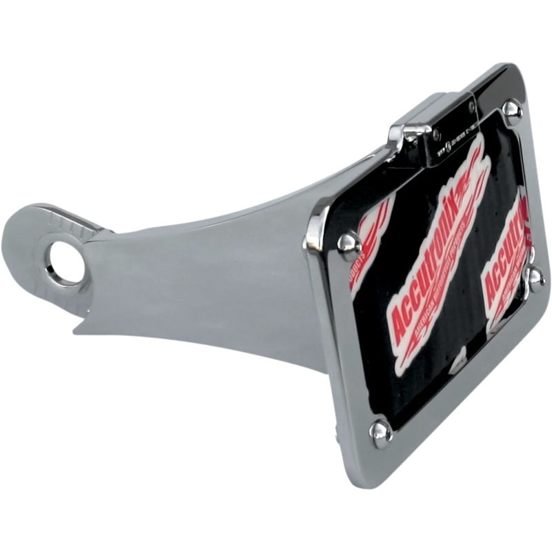 Accutronix Side Mount License Plate Assembly – Chrome LPF108HV-C
