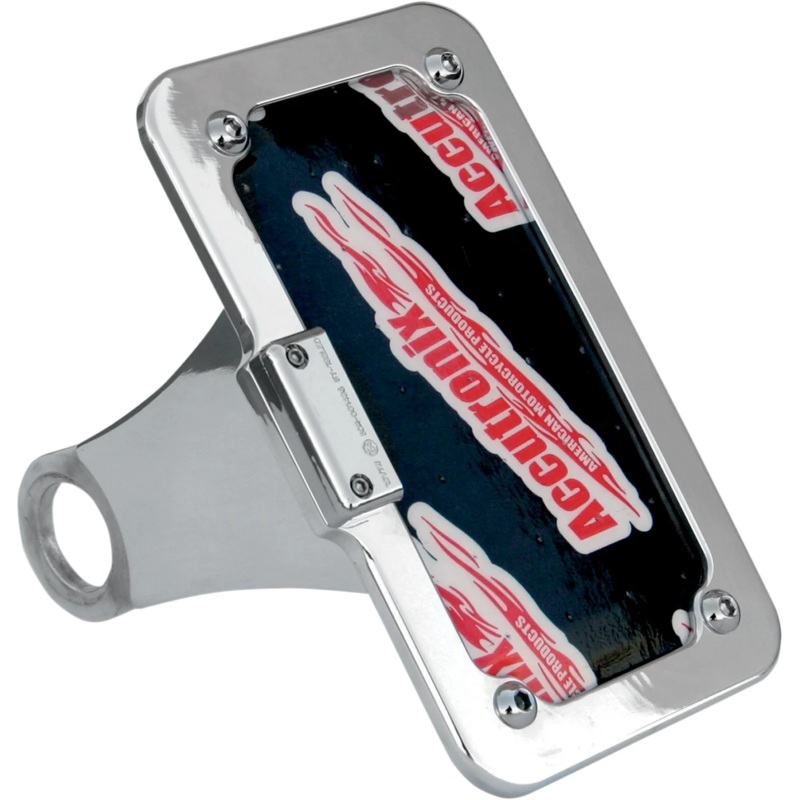 Accutronix Side Mount License Plate Assembly – Chrome LPF114HV-C