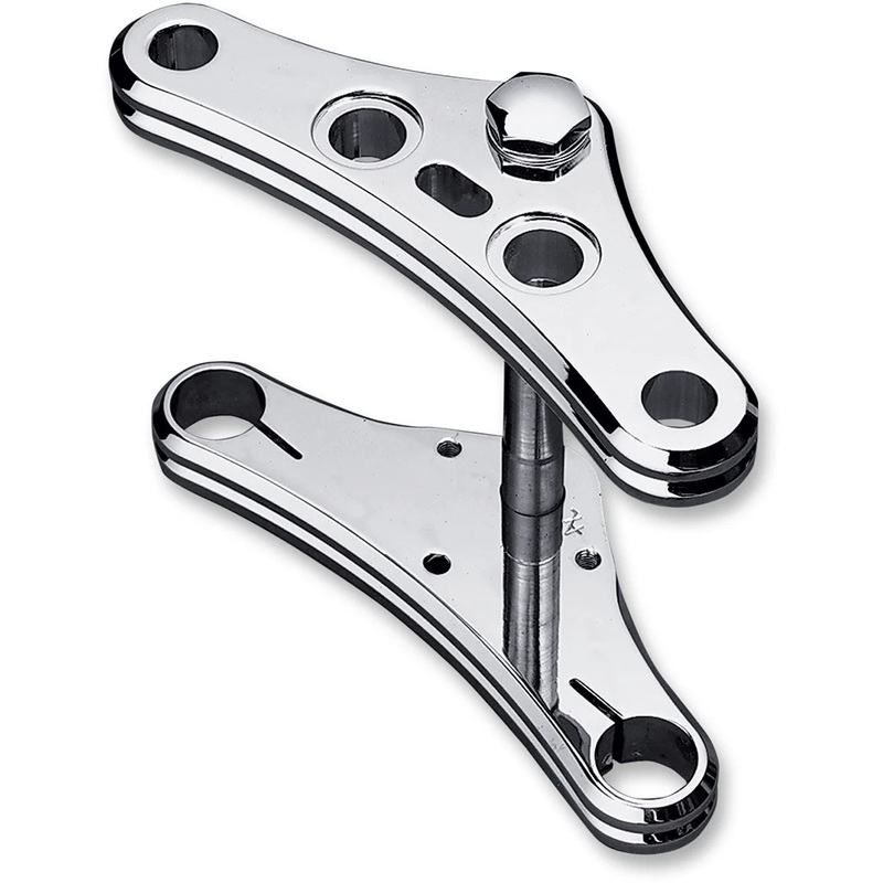 Accutronix Triple Tree – 41 mm – Chrome – Raked 0 – Elite Radius Groove TWG41-EC