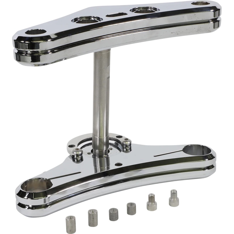 Accutronix Triple Tree – 41 mm – Chrome – Raked 5 – Elite Radius Groove TWR541-EC