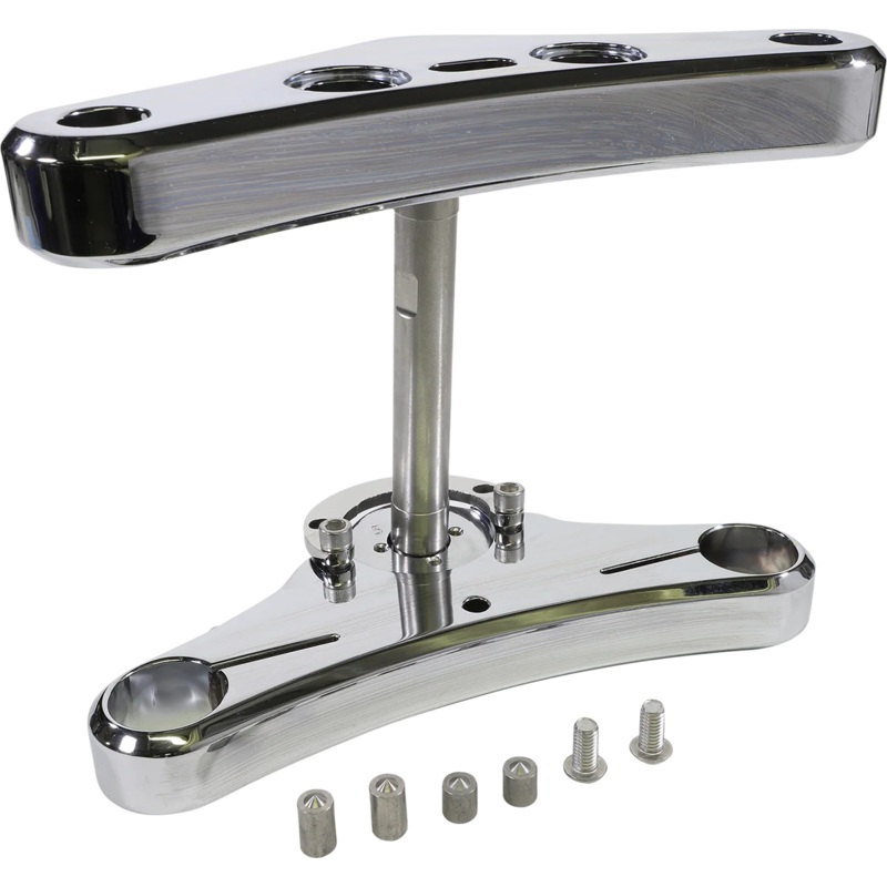 Accutronix Triple Tree – 41 mm – Chrome – Raked 5 – Elite Smooth TWR541-ESC