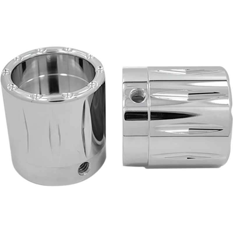 Avon Grips Front Axle Nut Cover – Chrome – Rival – 1″ AXL-RIV-CH