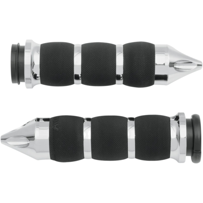 Avon Grips Grips – Spike Air – Cushioned – TBW – Chrome AIR-90-CH-FL-SP