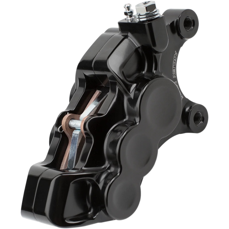 Arlen Ness 4-Piston Caliper – Left – 11.8″ – Black 02-221