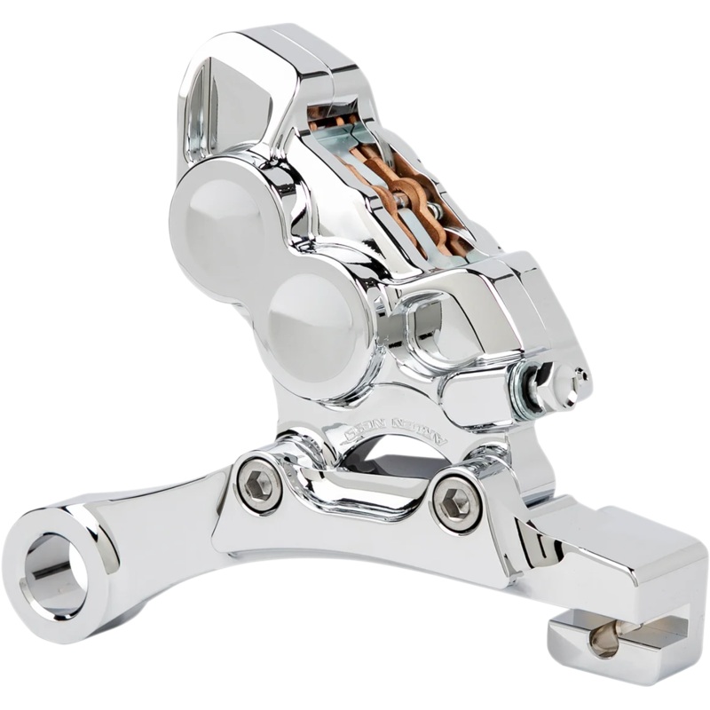 Arlen Ness 4-Piston Caliper – Rear – 11.8″ – Chrome 02-324