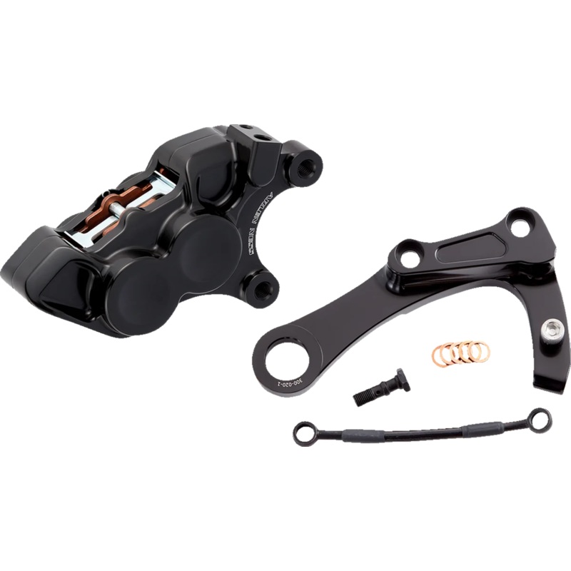 Arlen Ness 4-Piston Caliper – Rear – Black 02-329