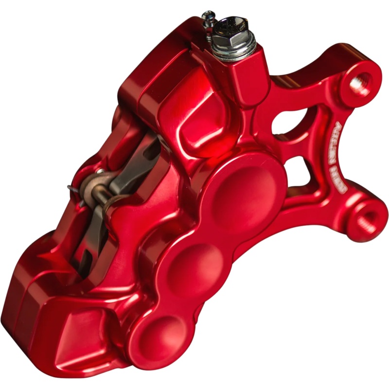 Arlen Ness 6-Piston Caliper – 11.8″ – Red 02-226