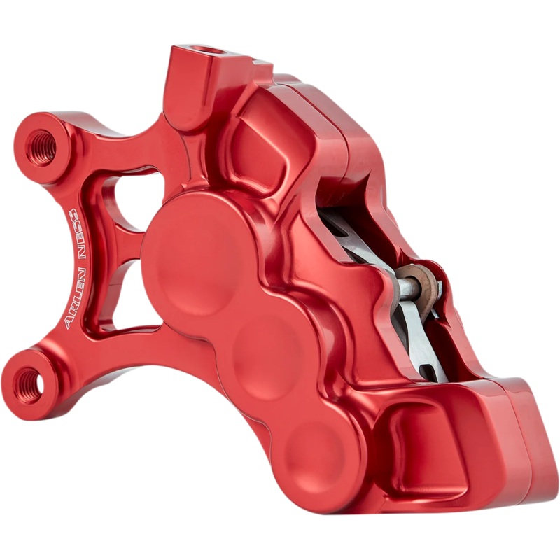 Arlen Ness 6-Piston Caliper – 14″ – Red 02-202