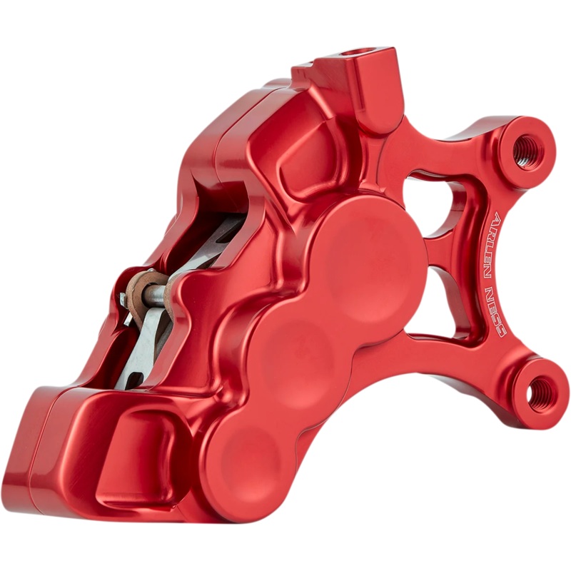 Arlen Ness 6-Piston Caliper – 14″ – Red 02-205