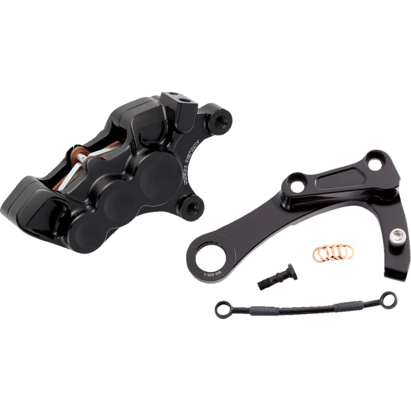 Arlen Ness 6-Piston Caliper – Rear – Black 02-328