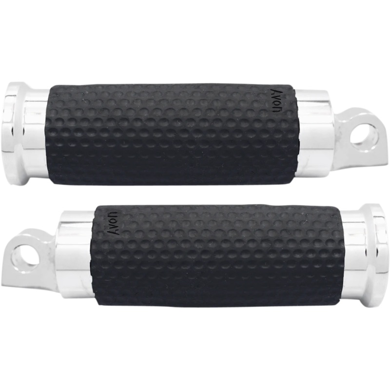 Avon Grips Gel Footpegs – Chrome FP-GEL-70-CH