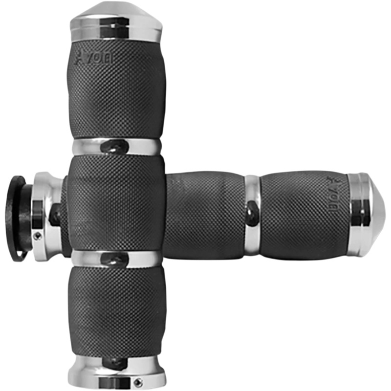 Avon Grips Grips – Air Cushion – Indian – Chrome IN-TO-AIR-90-CH