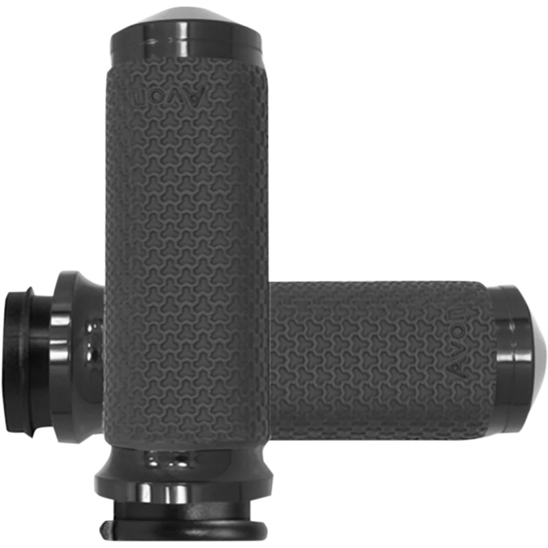 Avon Grips Grips – Memory Foam – Large – TBW – Black MF-63B-ANO-FLY