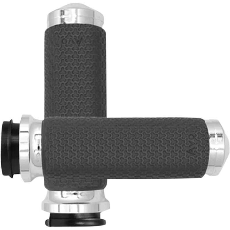 Avon Grips Grips – Memory Foam – Large – TBW – Chrome MF-63B-CH-FLY