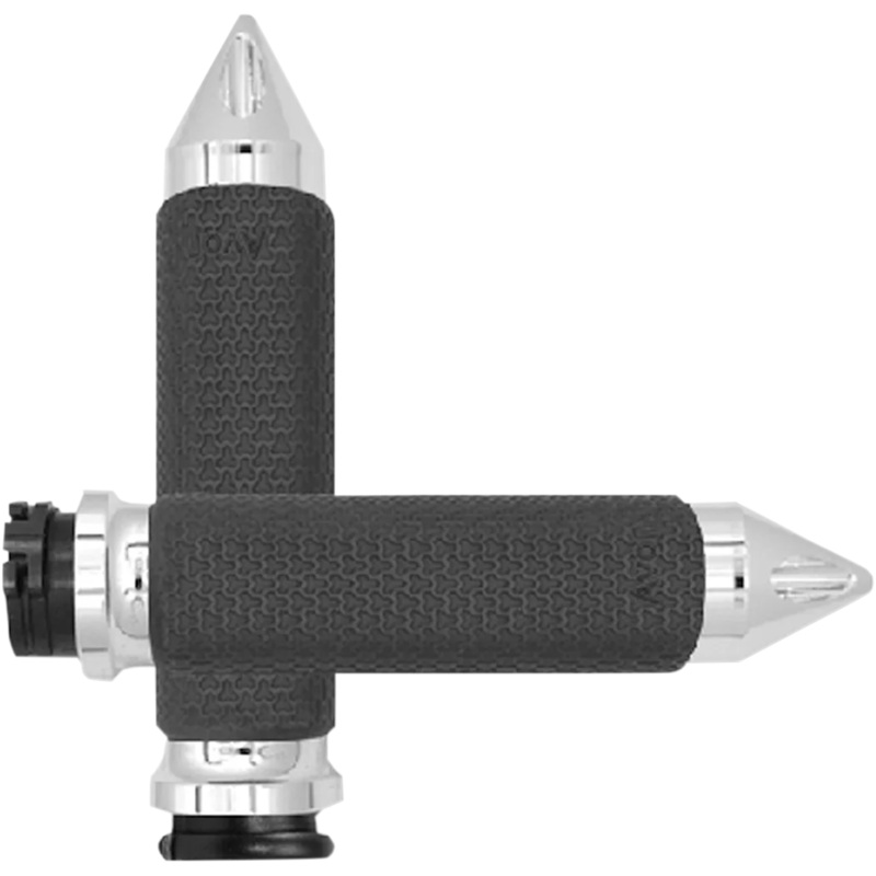 Avon Grips Grips – Memory Foam – Small – Spike – Chrome MF-63-CH-SPK