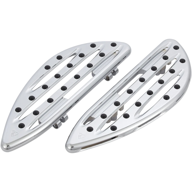 Arlen Ness Driver Floorboards – Deep Cut – Chrome 06-838