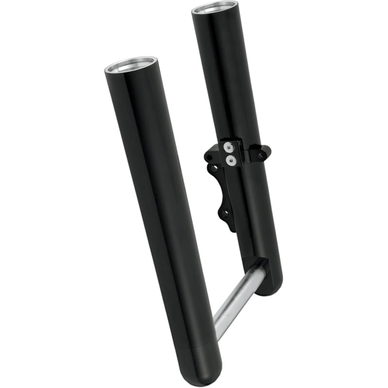 Arlen Ness Fork Legs – Black Anodized – Smooth – Dual Disc – ’00-’07 FLT 06-504