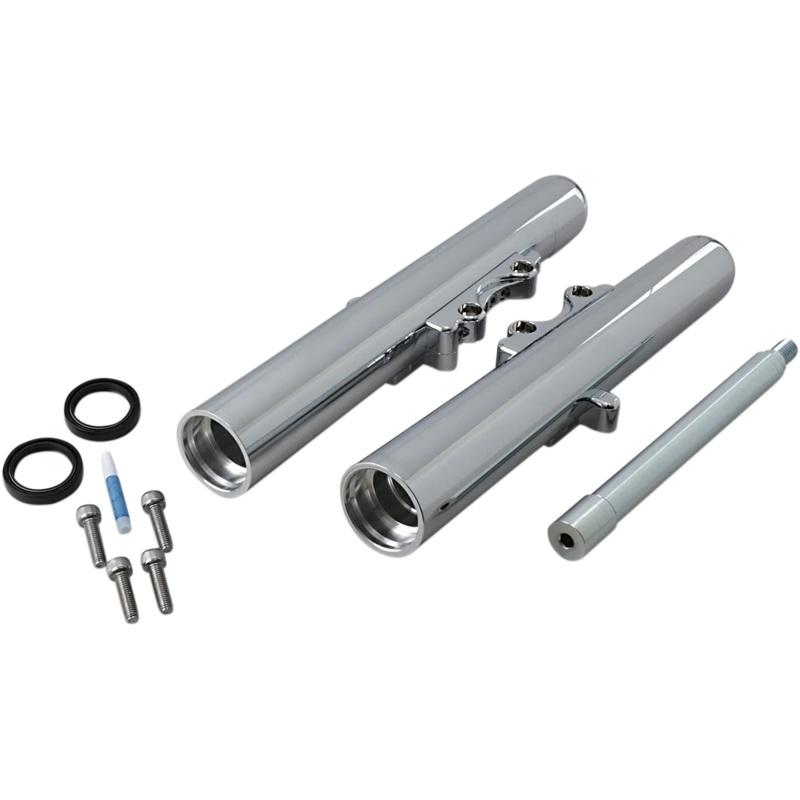 Arlen Ness Fork Legs – Chrome – Smooth – Dual Disc – ’08-’13 FLT 06-500