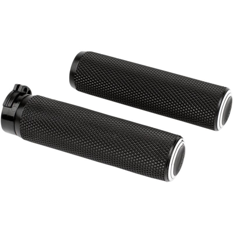 Arlen Ness Grips – Dual Ring – Cable – Black 07-308