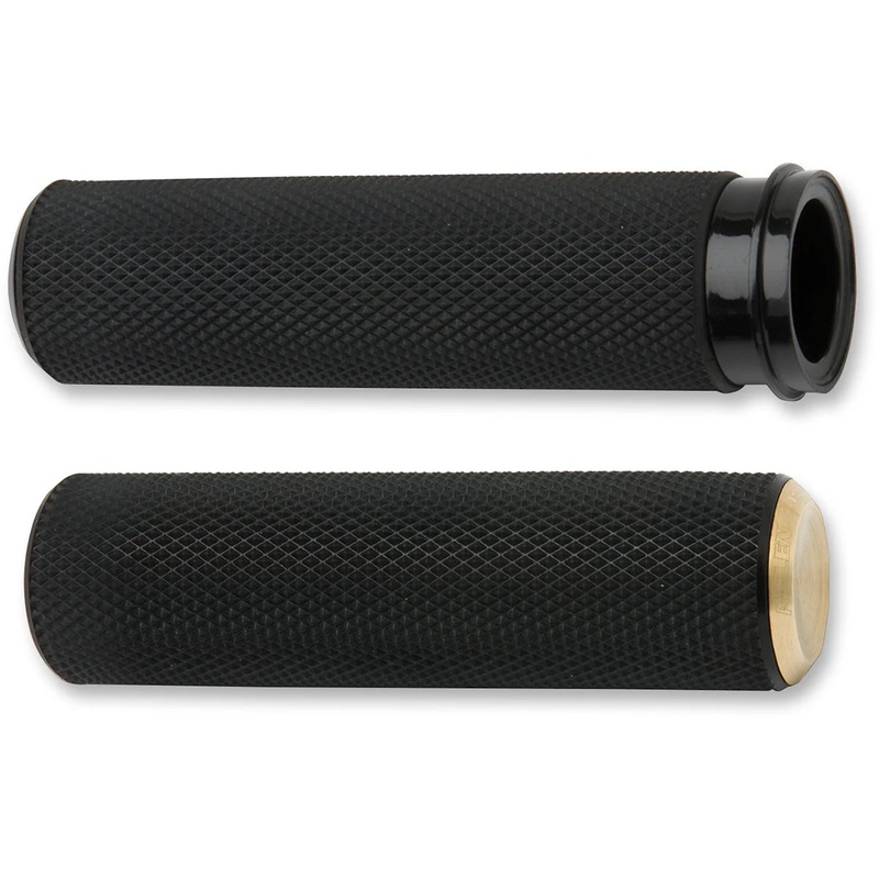 Arlen Ness Grips – Knurled – Cable – Brass 07-332