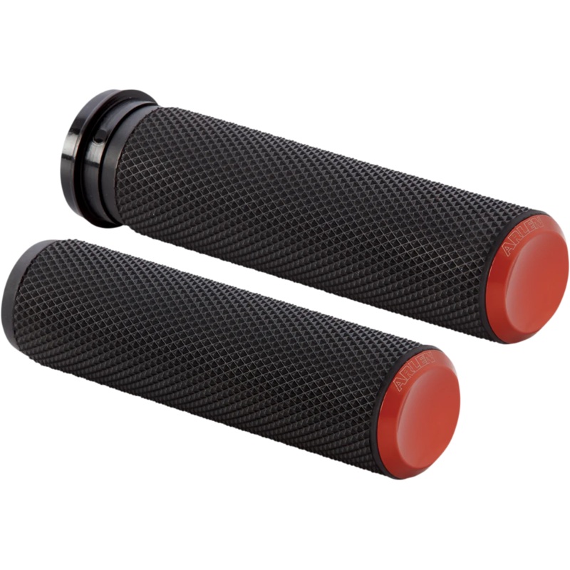 Arlen Ness Grips – Knurled – Cable – Orange 07-304
