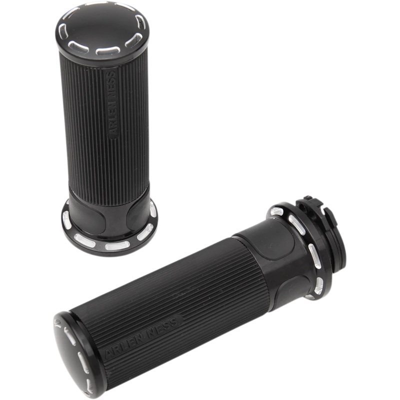 Arlen Ness Grips – Slot Track – Cable – Black 07-301