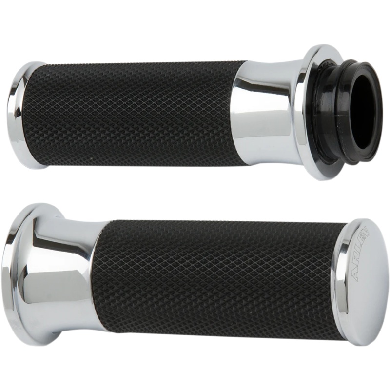 Arlen Ness Grips – Smoothie – Cable – Chrome 07-320
