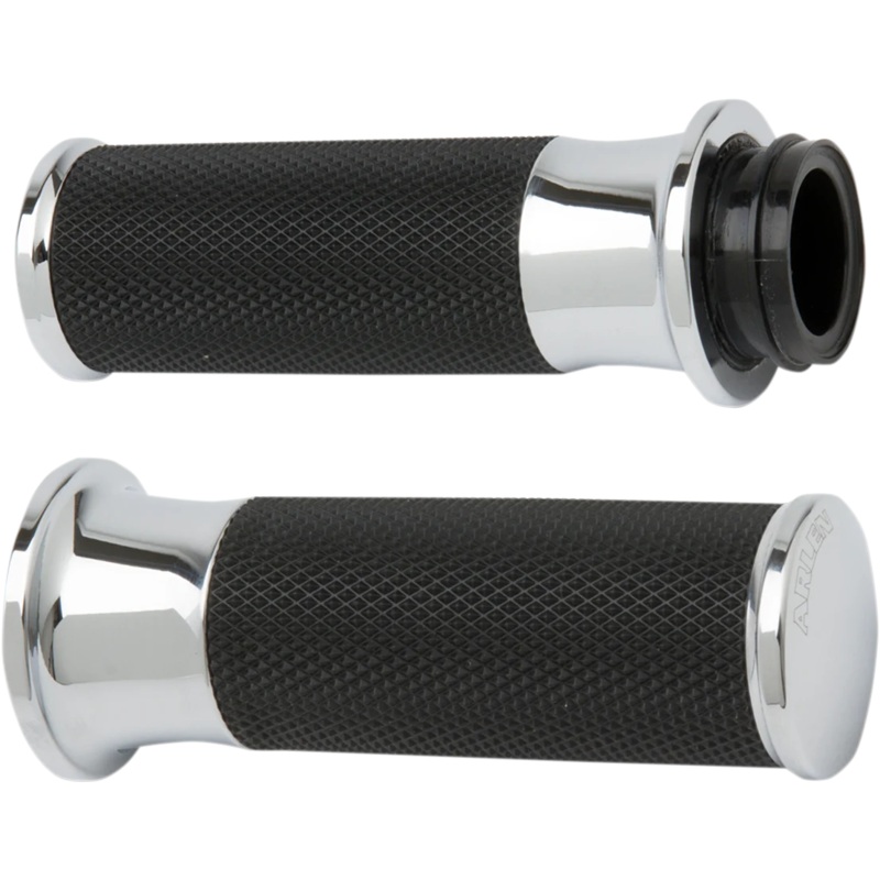 Arlen Ness Grips – Smoothie – TBW – Chrome 07-322
