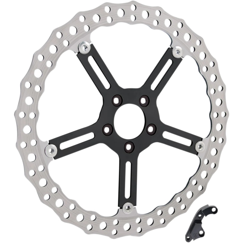 Arlen Ness Jagged Brake Rotor – 15″ – Left – Hub-Mount 02-990