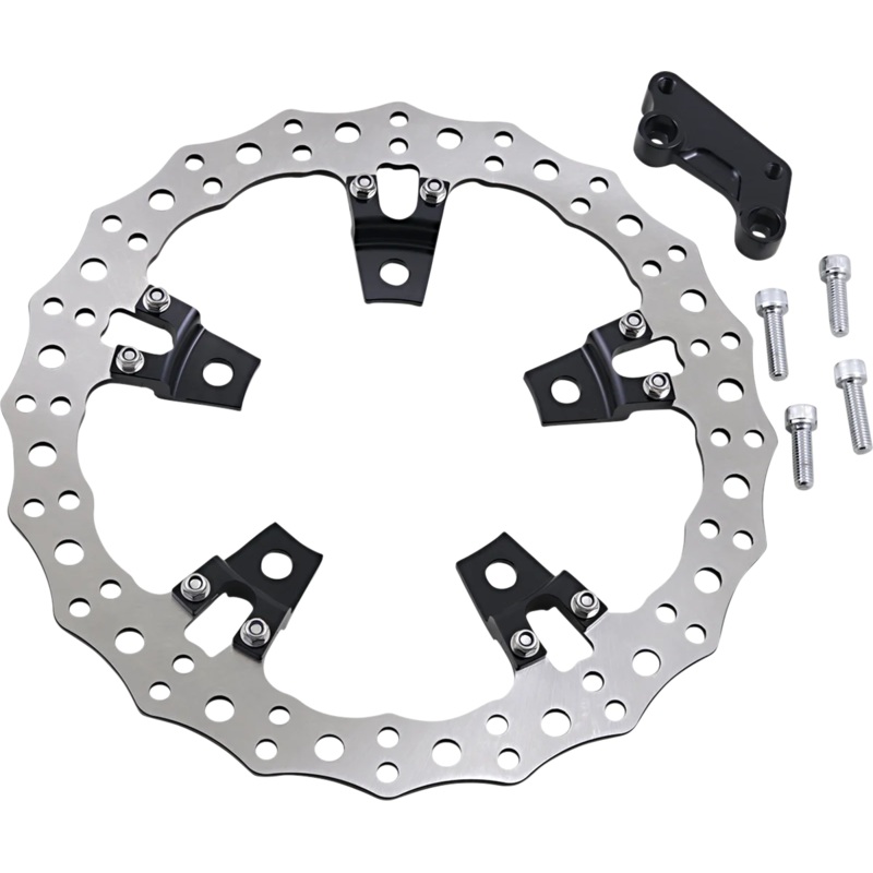 Arlen Ness Jagged Left Brake Rotor – Touring – 14″ 02-950