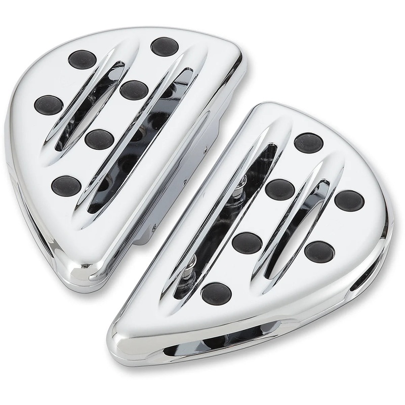 Arlen Ness Passenger Floorboards – Deep Cut – Chrome 06-866