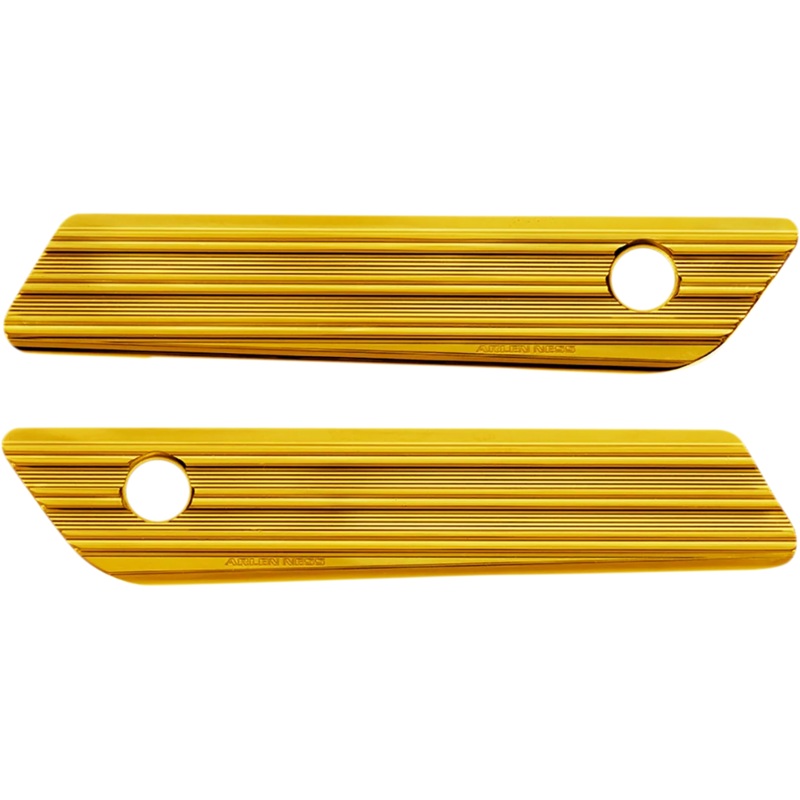 Arlen Ness Saddlebag Latch Covers – Gold 03-606