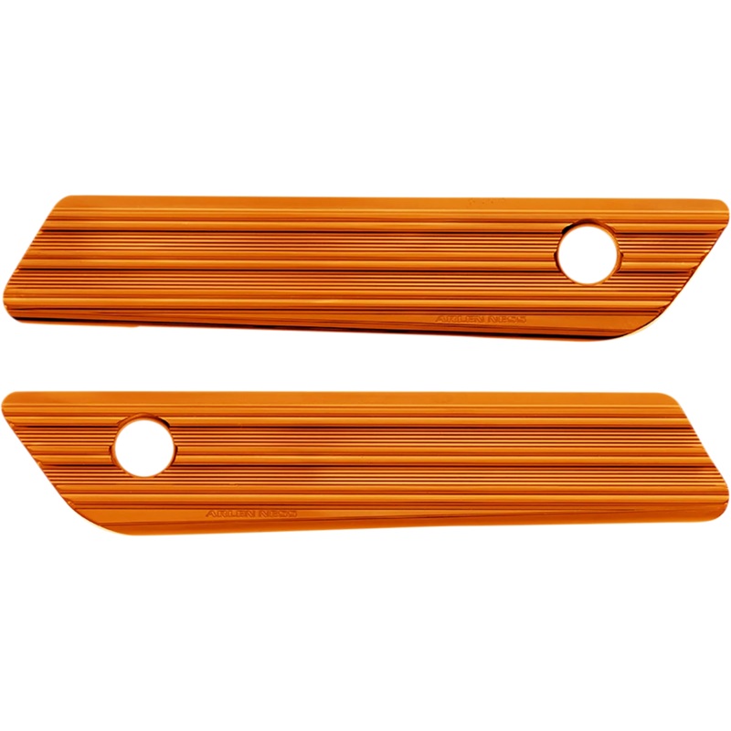 Arlen Ness Saddlebag Latch Covers – Orange 03-610