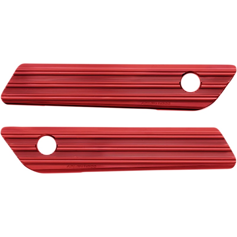 Arlen Ness Saddlebag Latch Covers – Red 03-616