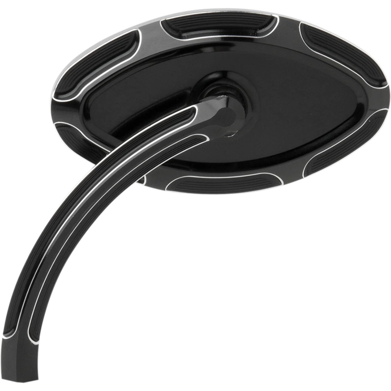 Arlen Ness Cats Eye Forged Billet Mirror – Black – Left 13-130