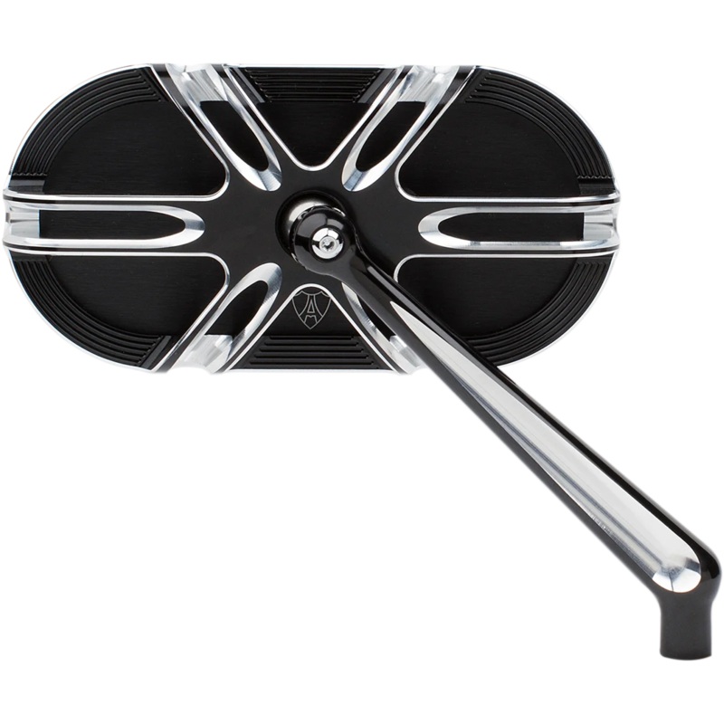 Arlen Ness Deep Cut Mirror – Black – Right 13-166