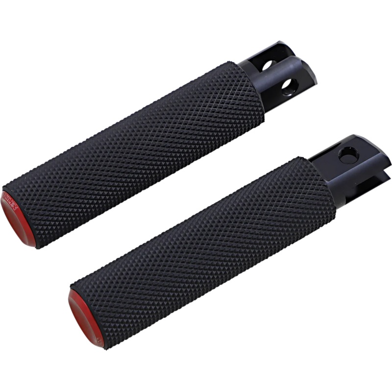 Arlen Ness Knurled Footpegs – Red – FX/FL ’18-’23 07-954