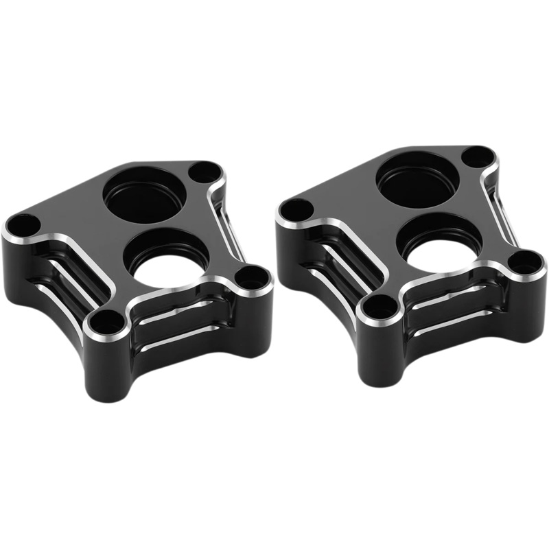 Arlen Ness Lifter Block Covers – 10 Gauge – Black 12-573
