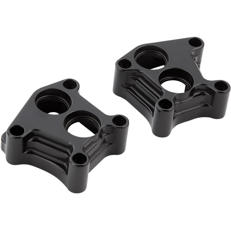 Arlen Ness Lifter Block Covers – 10 Gauge – Black 12-574