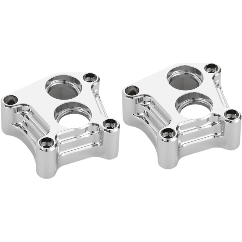Arlen Ness Lifter Block Covers – 10 Gauge – Chrome 12-572